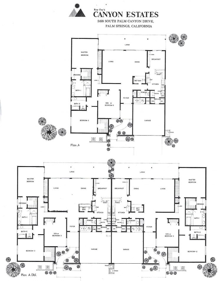 Original Floor Plans for Plan A and Plan A Double thumbnail