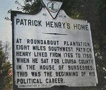 Discover that Patrick Henry was elected to the House of Burgesses from Louisa County thumbnail