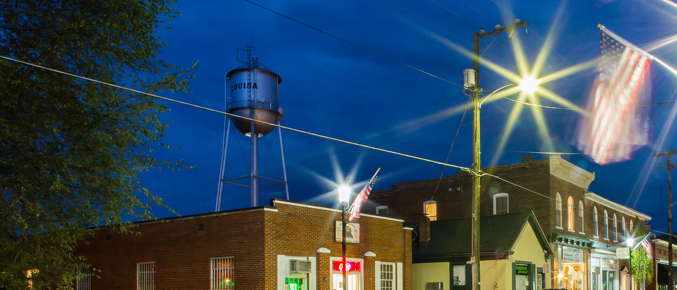 Louisa's Main Street at Twilight thumbnail