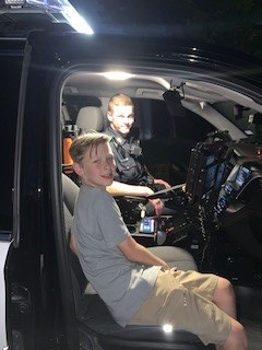 Future Rockwall Police Officer in training! 