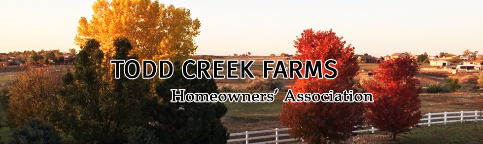 Todd Creek Farms HOA cover