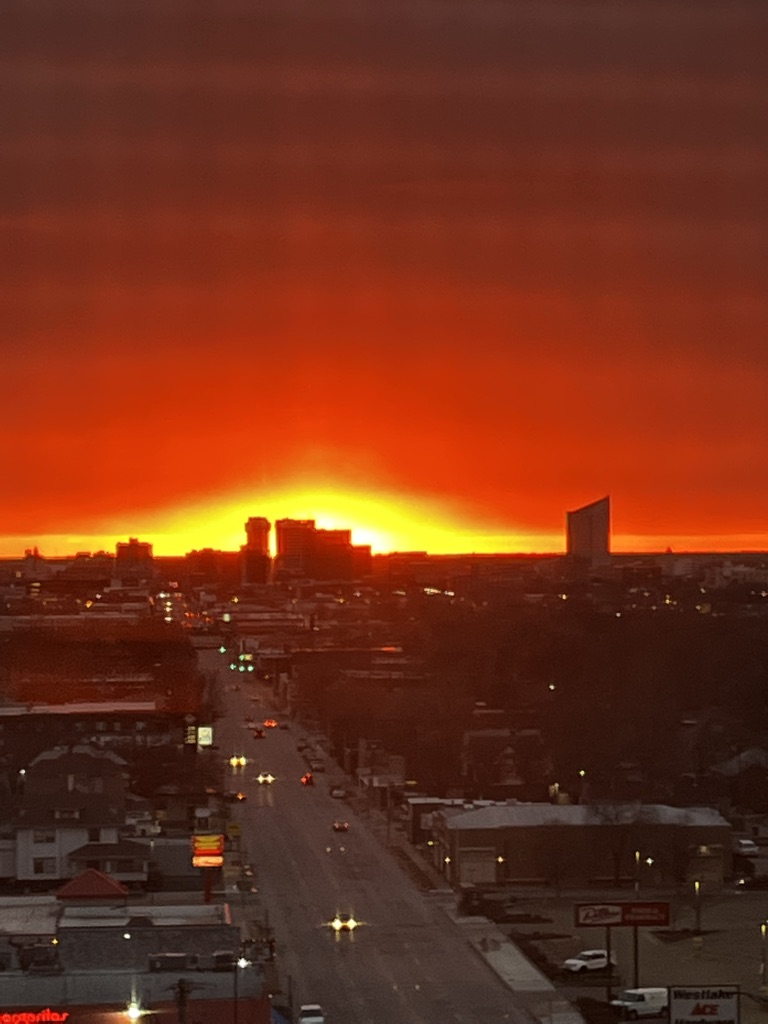 Residents can enjoy the Kansas sunsets from the Sky Room. thumbnail