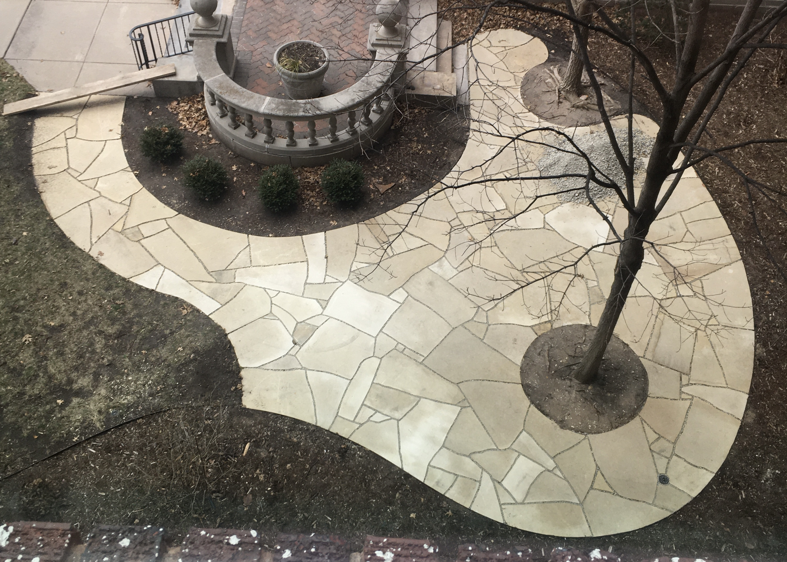 A favorite outdoor gathering space for residents is the new flagstone patio. thumbnail