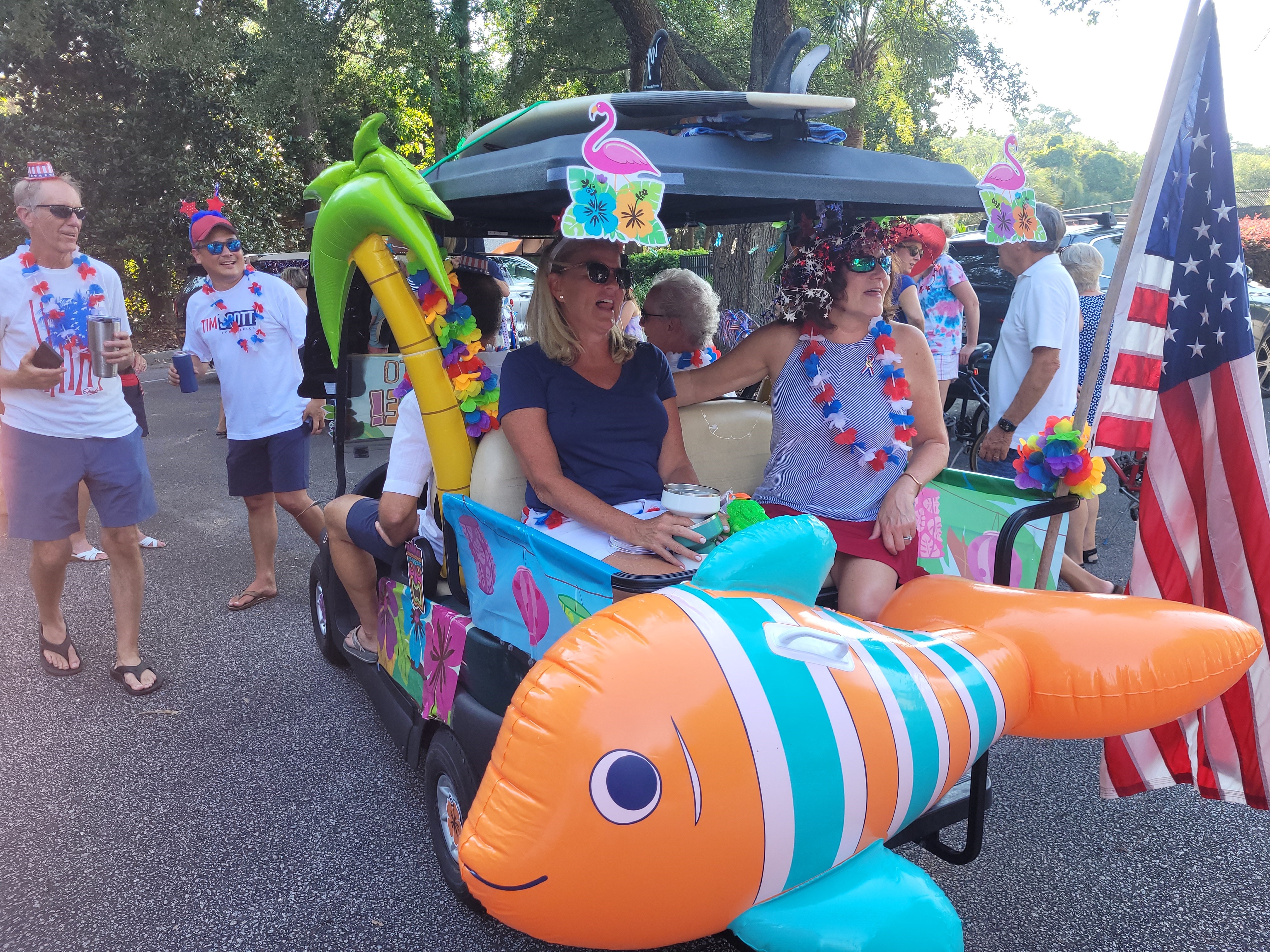 Fourth of July golf cart parade thumbnail