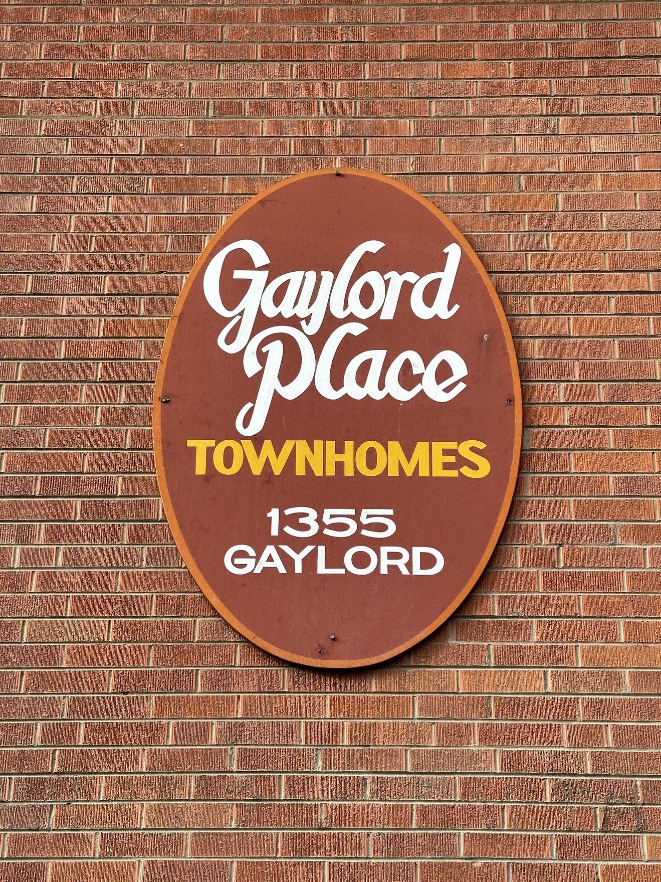 Gaylord Place Townhome Condominium (Denver) cover