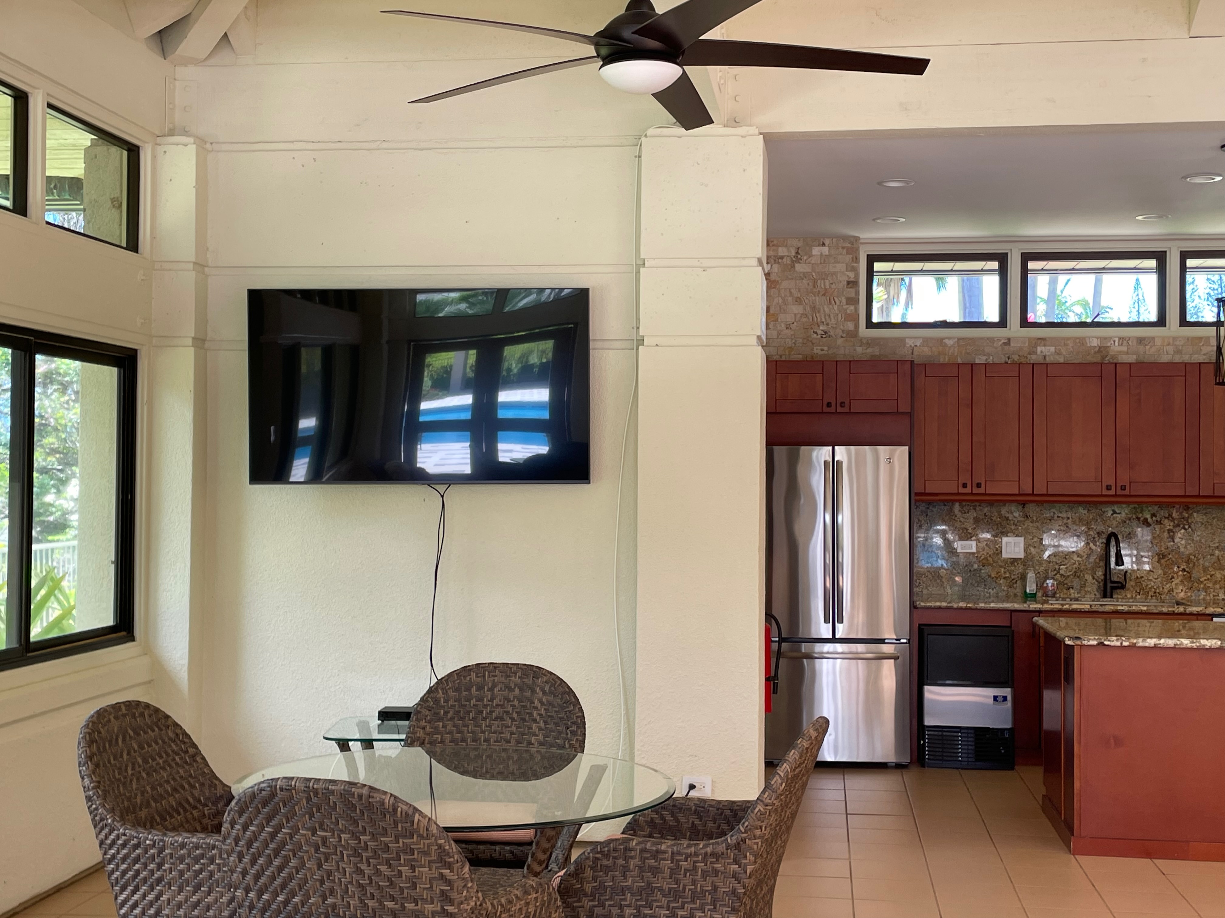 Pavilion with large screen TV's, cable and internet  thumbnail