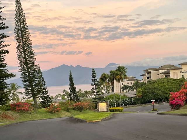 Sunrise view of Molokai from Pineapple Hill Road thumbnail