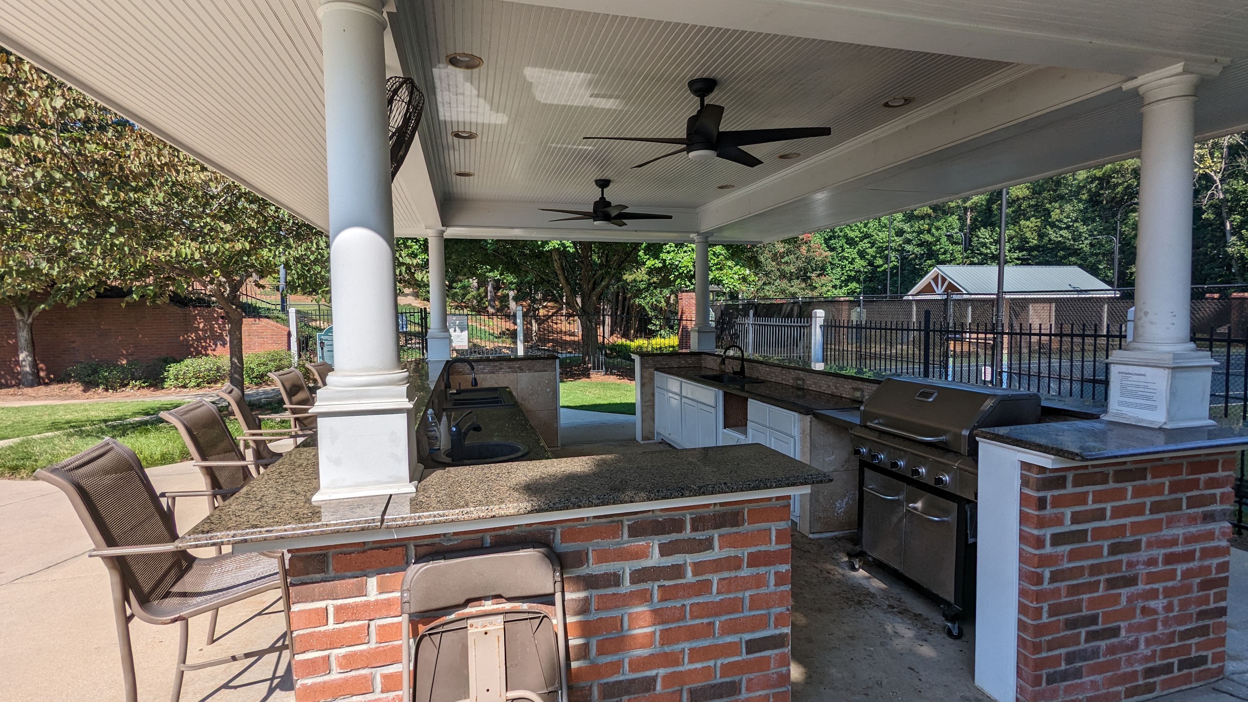 Pavilion at the Crescent Ridge Pool. thumbnail