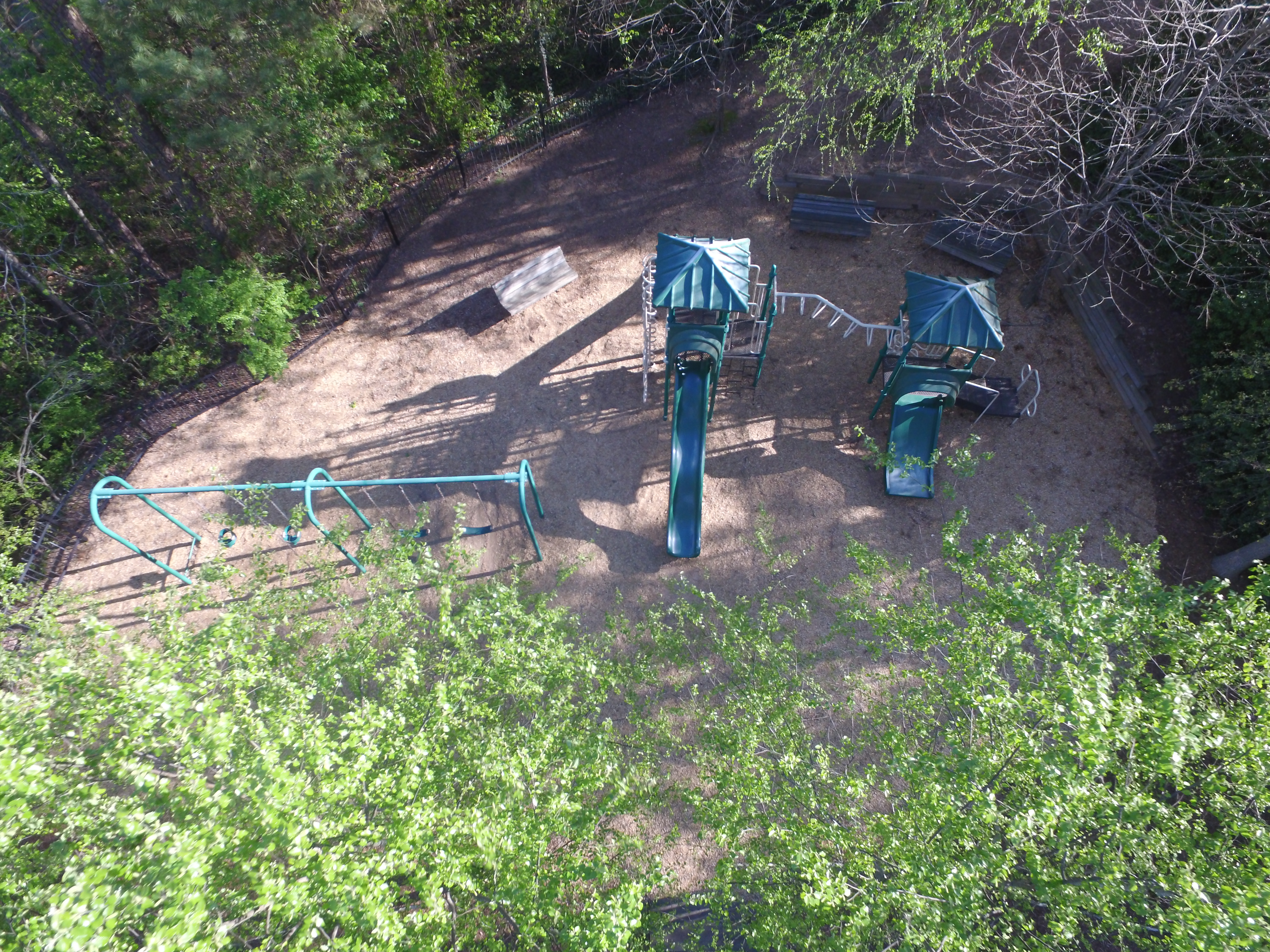 Aerial view of the playground. thumbnail