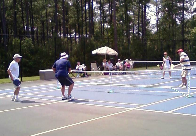 West Side Park has two tennis / pickleball hard courts. The courts are available to all residents and their guests at no cost. thumbnail