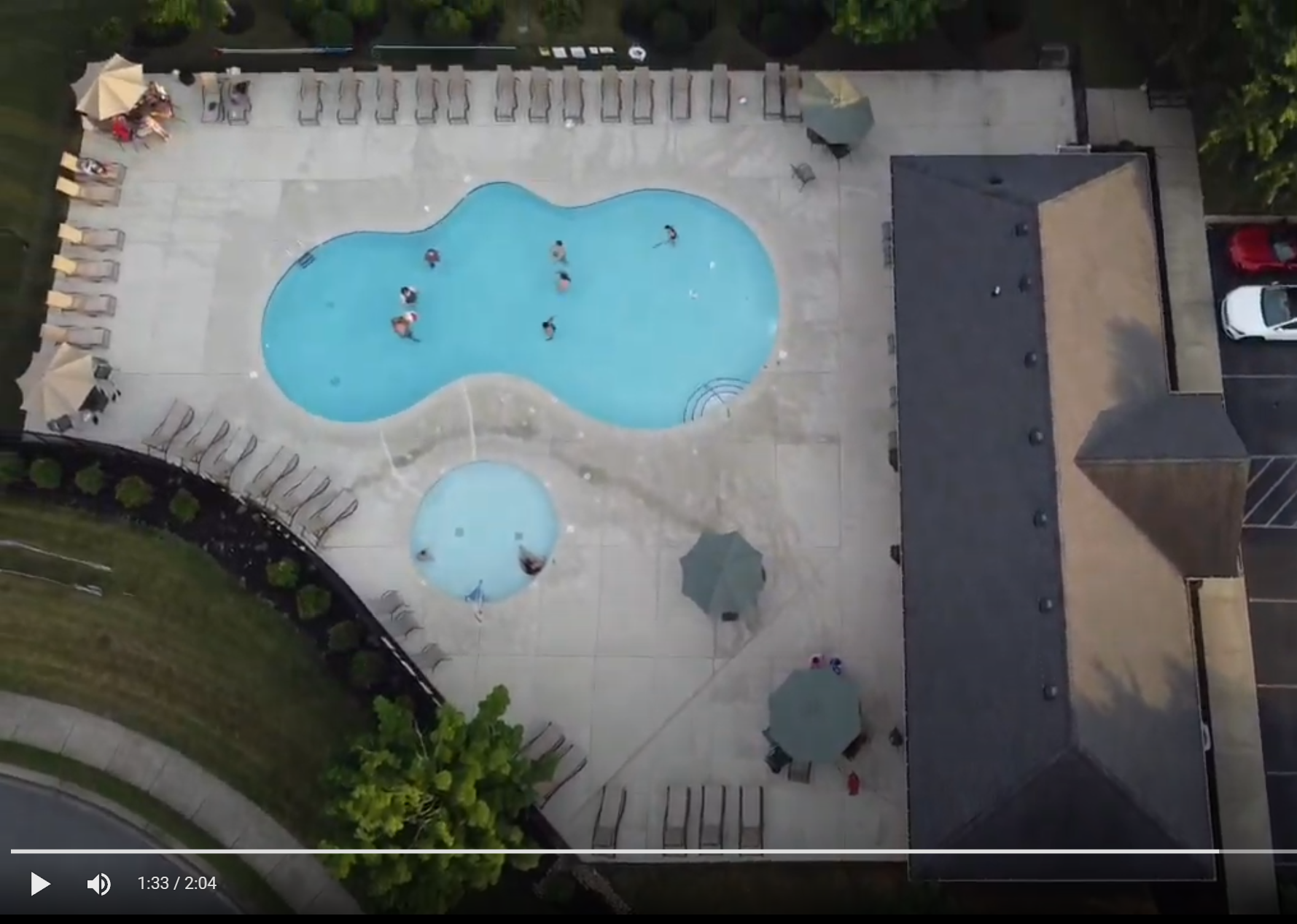 Adult pool and mini-pool. Sorry, no hot tub here. thumbnail