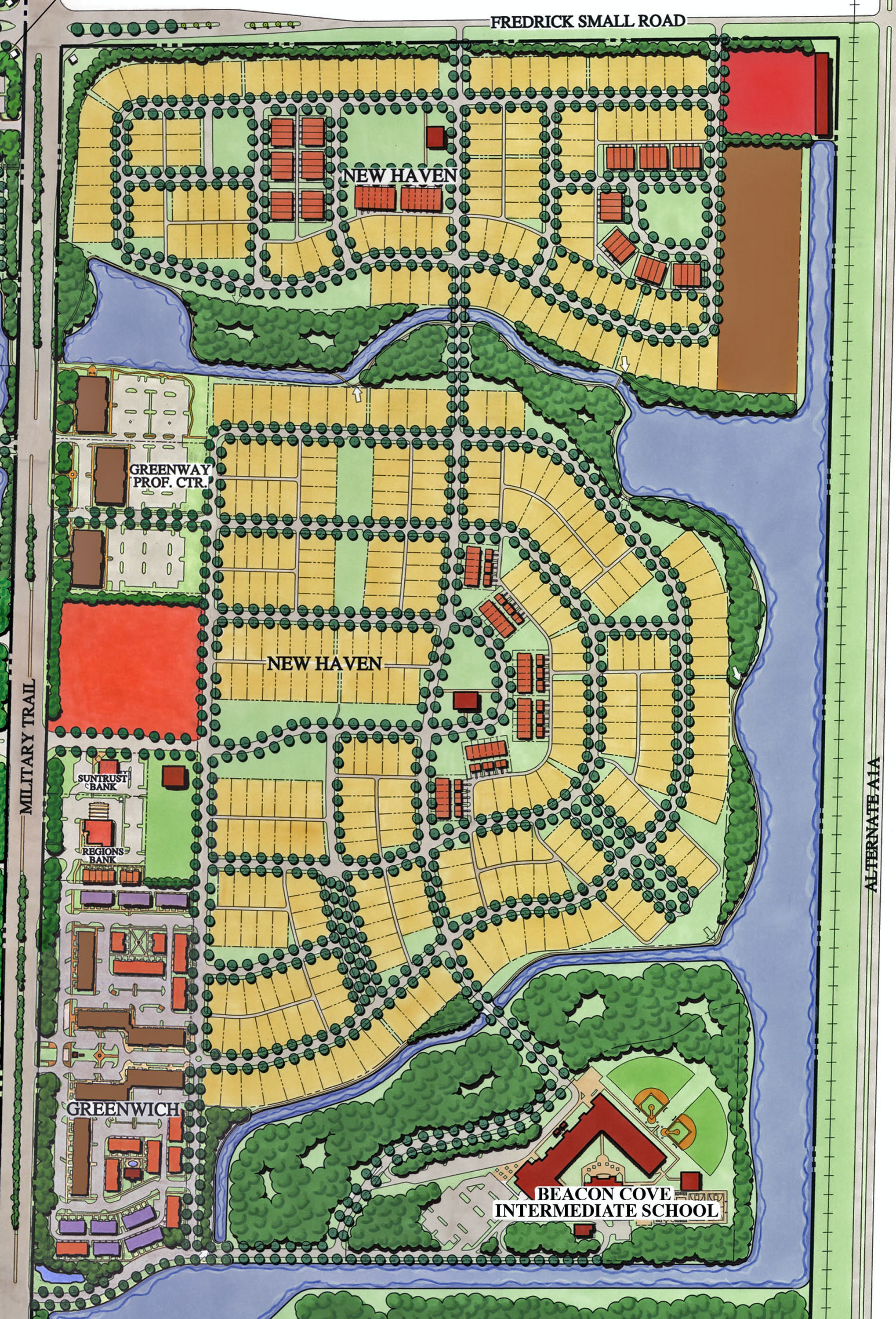 Map of NewHaven at Abacoa HOA  thumbnail