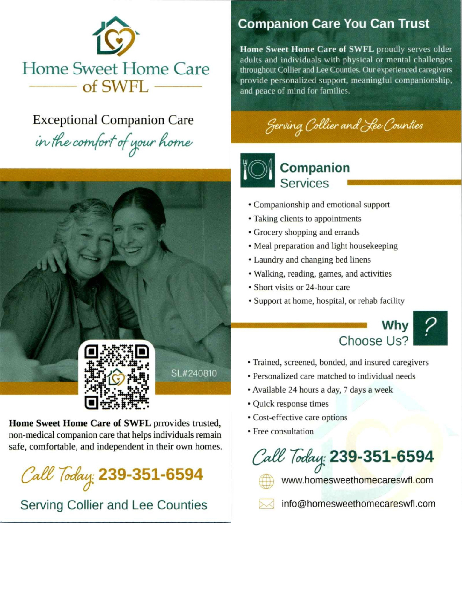 Home Sweet Home Care of SWFL thumbnail